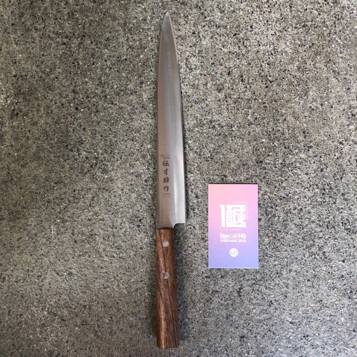 仁誠五金 含稅 極才鋒作特殊合金生魚刀240mm 高品質刃物料理刀專業刃物料理包丁生魚片刀沙西米刀 蝦皮購物