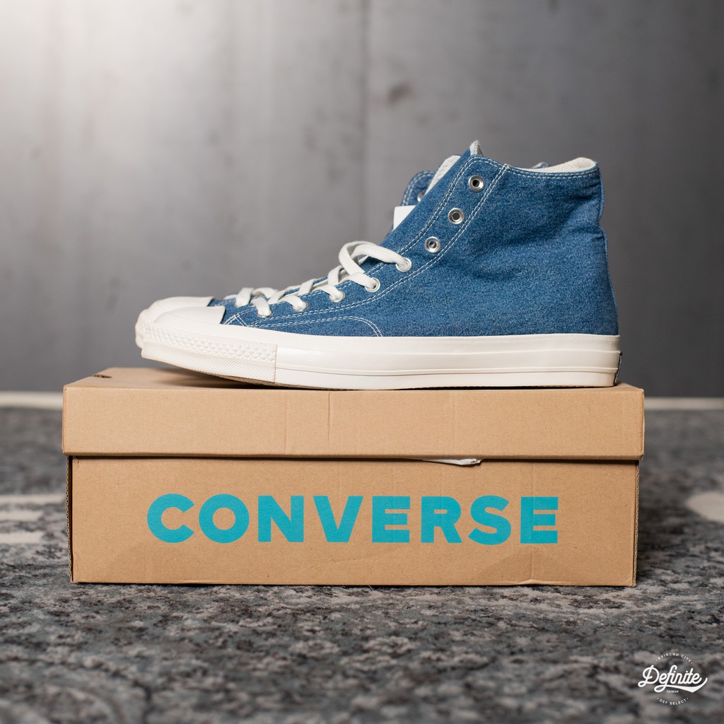 『Definite』Converse Chuck 70 US12 Hi OX Renew Denim 帆布鞋