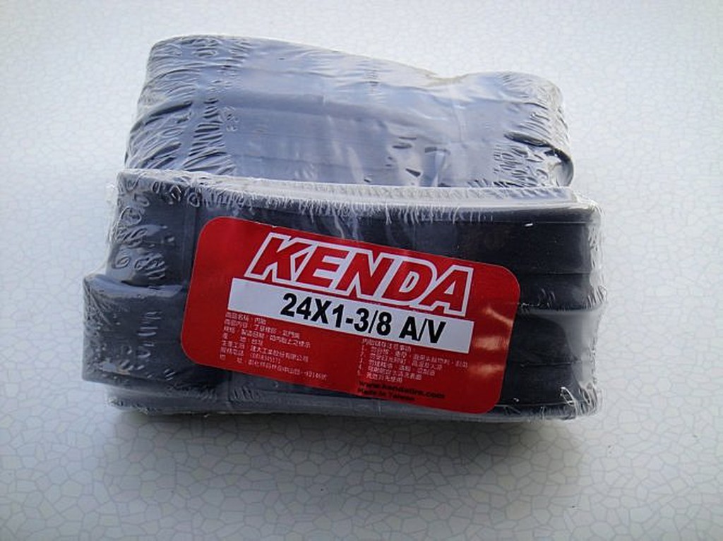 『聯美自行車』(E12) 建大KENDA 24吋1-3/8內胎  24x 1- 3/8  美式氣嘴  單一條價
