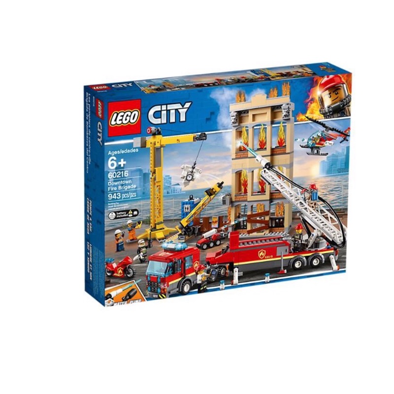 Lego60216市區消防隊  LEGO®CITY樂高®城市系列