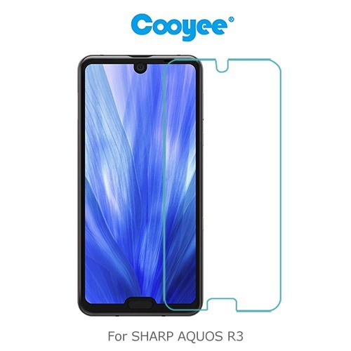 Cooyee SHARP AQUOS R3 厚膠玻璃貼