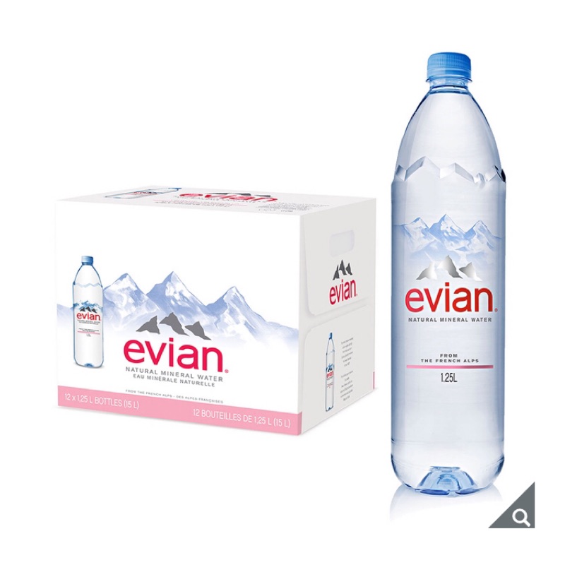 💗免運可刷卡💗Evian 天然礦泉水 1250毫升 X 12瓶