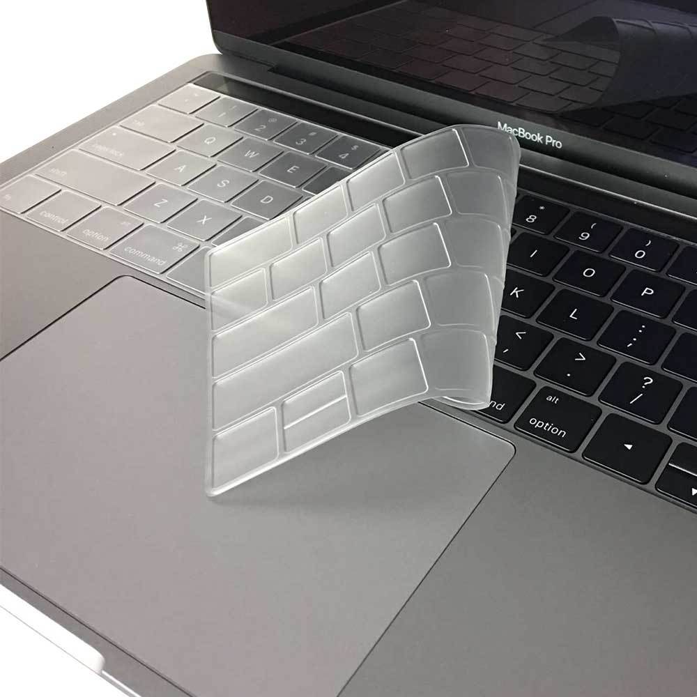 APPLE MacBook Pro 13 2018 A1989 Touch Bar 奈米銀抗菌TPU 鍵盤保護膜 鍵盤膜