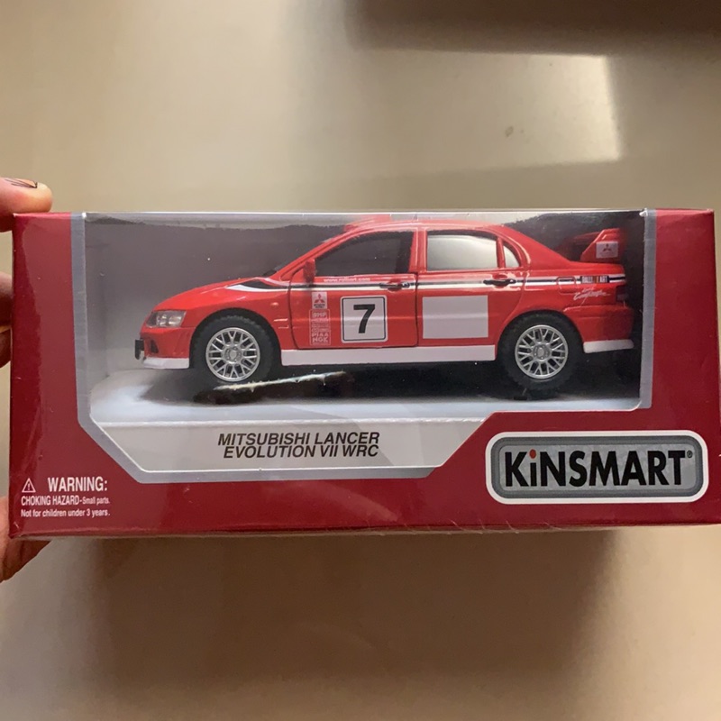 Kinsmart 合金迴力車 三菱Mitsubishi Lancer Evolution VII WRC