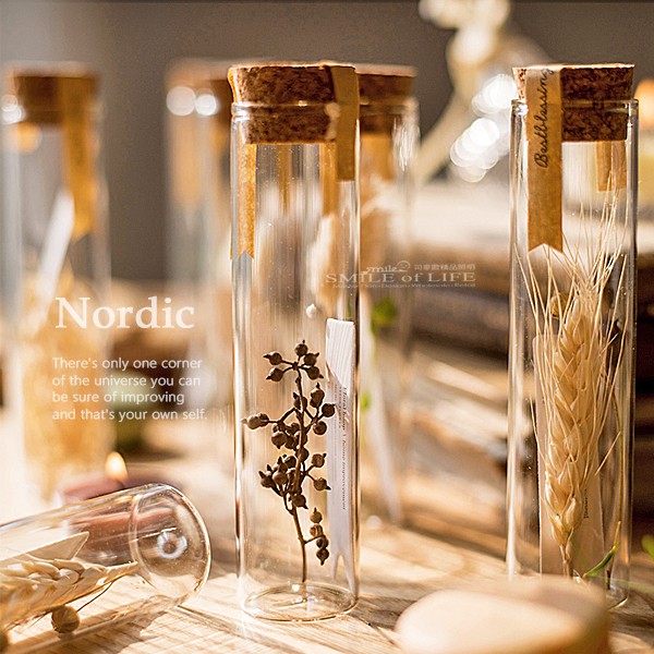 現貨 Diy乾燥花瓶器具多款容量平底軟木塞試管空瓶厚玻璃試管乾燥花管 聞香管 小禮物 杯盤囊集colour選物 蝦皮購物