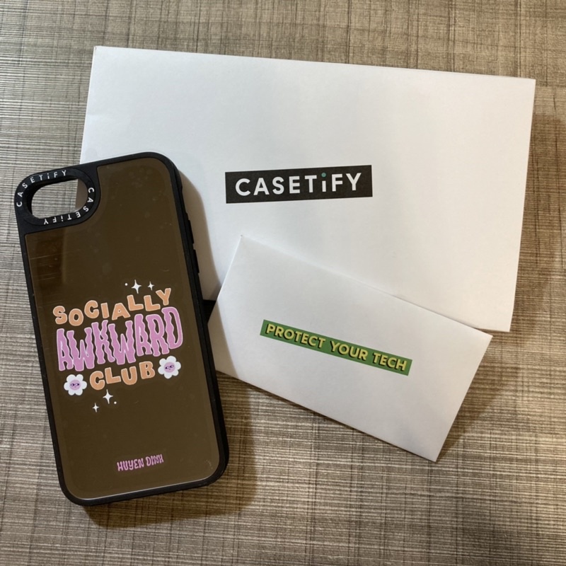 [近全新]CASETIFY IPHONE SE2鏡面手機殼