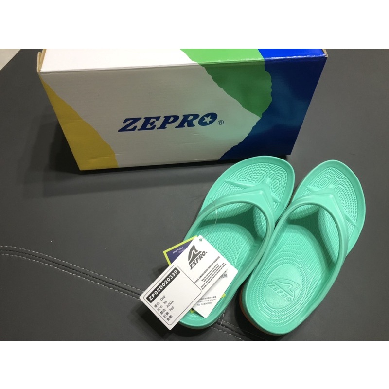 ZEPRO 雙密度競速路跑夾腳拖