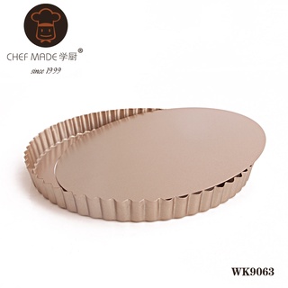 (烘焙廚房)Chefmade學廚WK9063可拆9.5吋9.5寸活底菊花邊圓盤塔盤派盤塔盤/學廚烤模wk9063烤模烤盤