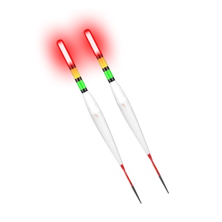 【匠人漁匠】入水即亮 簡配版電子浮標 免更換電池 LED釣魚浮漂 塑料電子漂 電子夜光漂