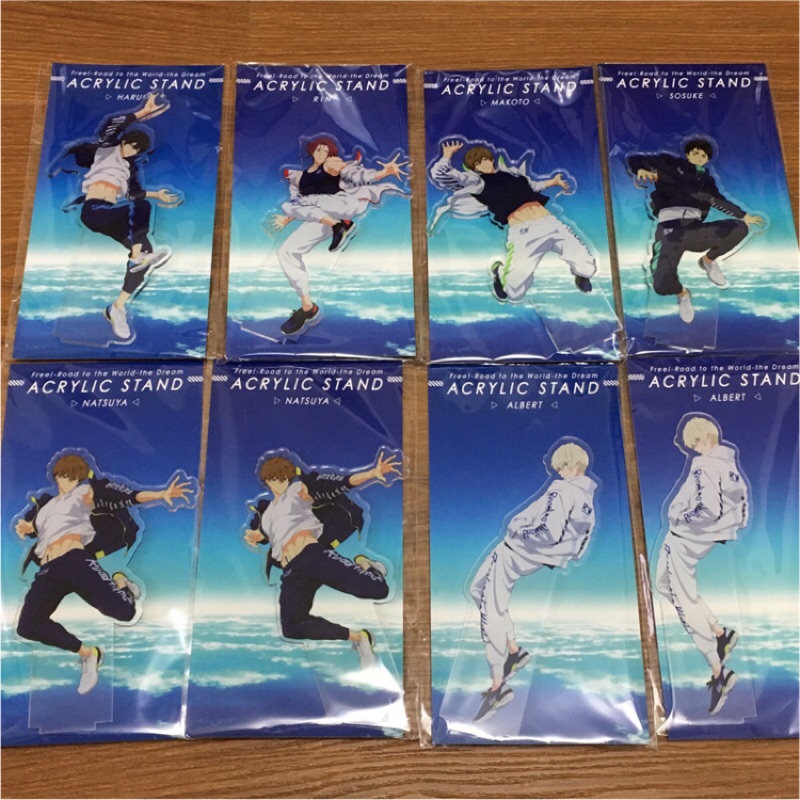 現貨日版劇場版free Road To The World 壓克力立牌男子水泳部遙凜宗介夏也真琴 蝦皮購物