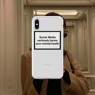 適用於IPhone SE2 11 pro Xs Max XR 8 7p 6s Plus手機殼ins透明矽膠套創意潮牌英文