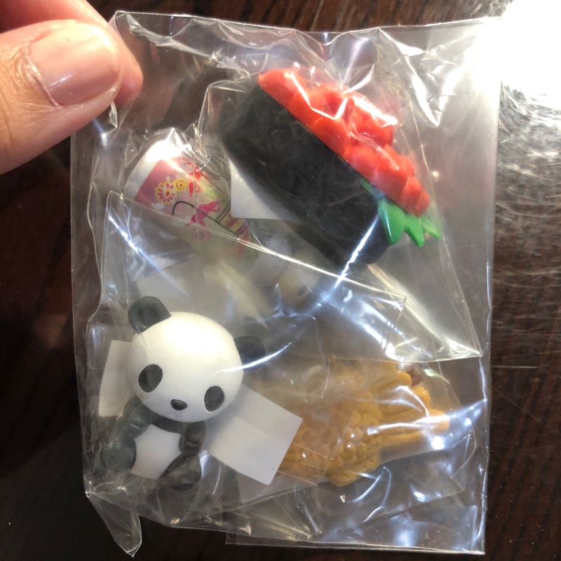 可愛的日本造型小擦子-熊貓、鯛魚燒、鮭魚卵壽司、日本人偶