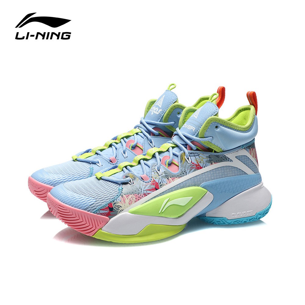 【LI-NING 李寧】空襲VII Premium男子籃球鞋 極光藍 (ABAR007-2)