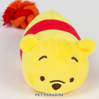 帕彼愛逗 日本 pet paradise 代理 DISNEY 小熊維尼 咬咬鈴鐺玩具 [T2131]結繩