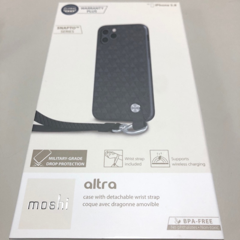 Moshi Altra for iphone 11 pro 黑色 腕帶保護殼