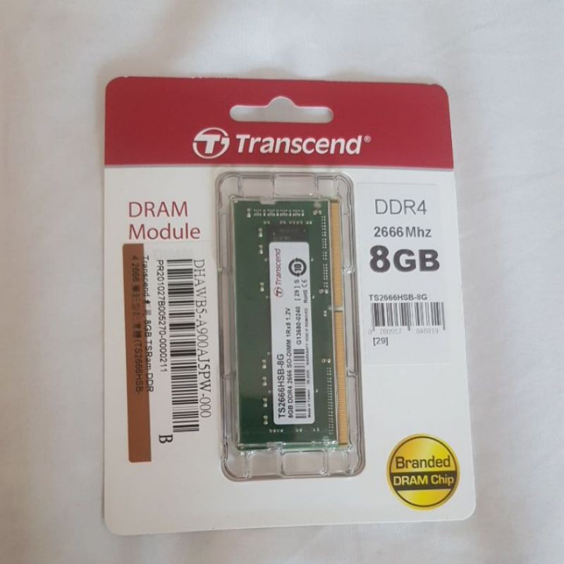 Transcend（創見）DDR4 2666Mhz 8G（700含運！！！僅此一個）筆電用
