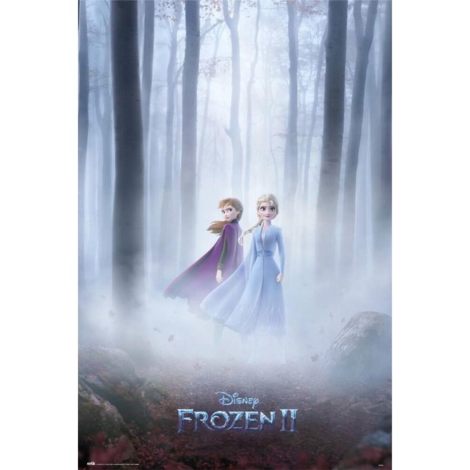 【迪士尼】冰雪奇緣2 電影宣傳海報