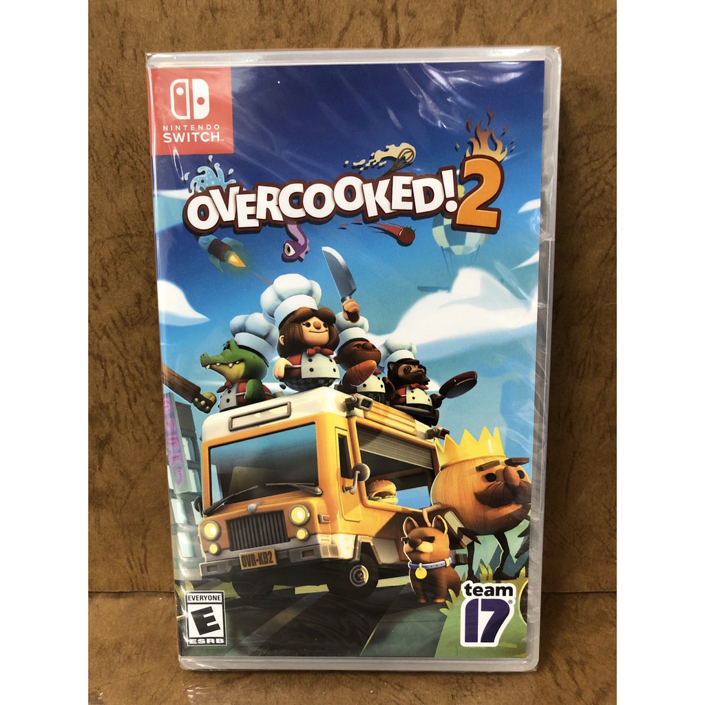 玩具廚餘桶 OVERCOOKED 煮過頭 2 全新 美版 中文 NS 任天堂 SWITCH 遊戲片