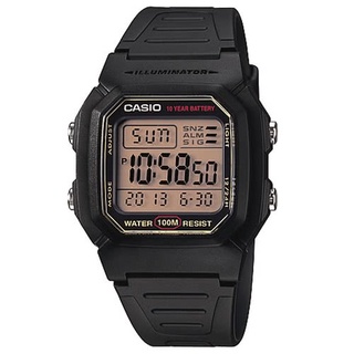【CASIO】卡西歐 十年電池 黑極數位電子錶 W-800HG-9A 臺灣卡西歐保固一年