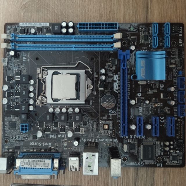 asus p8h61 MLX matx 主機板 1155 送intel G530