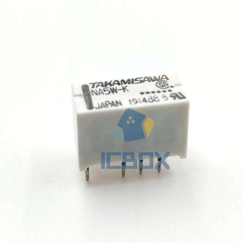 【ICBOX】NA5W-K 繼電器  DC5V 2A 8腳 白色 (5個一拍) /0100101053001