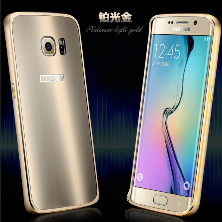 三星 Galaxy S6 edge plus 超薄炫彩 手機殼 海馬扣 金屬外殼 電鍍 保護殼 亞克力背蓋 手機套