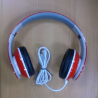 E-books 摺疊高音質全罩耳機 3.5MM 法拉利紅 (降價出清)