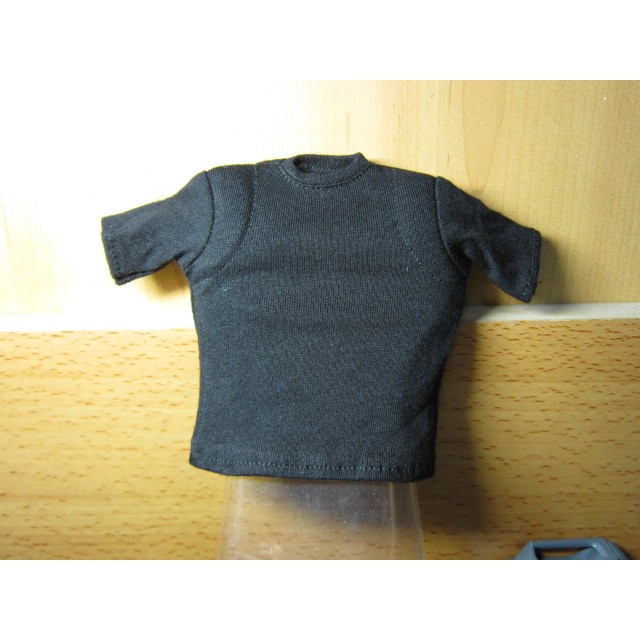 J2經理裝備 mini模型1/6精緻ZERT行動小隊黑色T恤一件(有護肩設計)