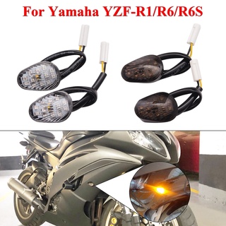 適用於雅馬哈YZF R1 2002-08 R6 2003-14 R6S 2006-2009 前轉向燈