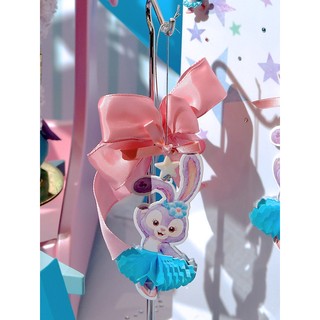 Ariel's Wish日本東京迪士尼達飛史黛拉兔兔子Stella Lou芭蕾舞蝴蝶結緞帶立體澎裙可掛吊飾便條紙組-現貨