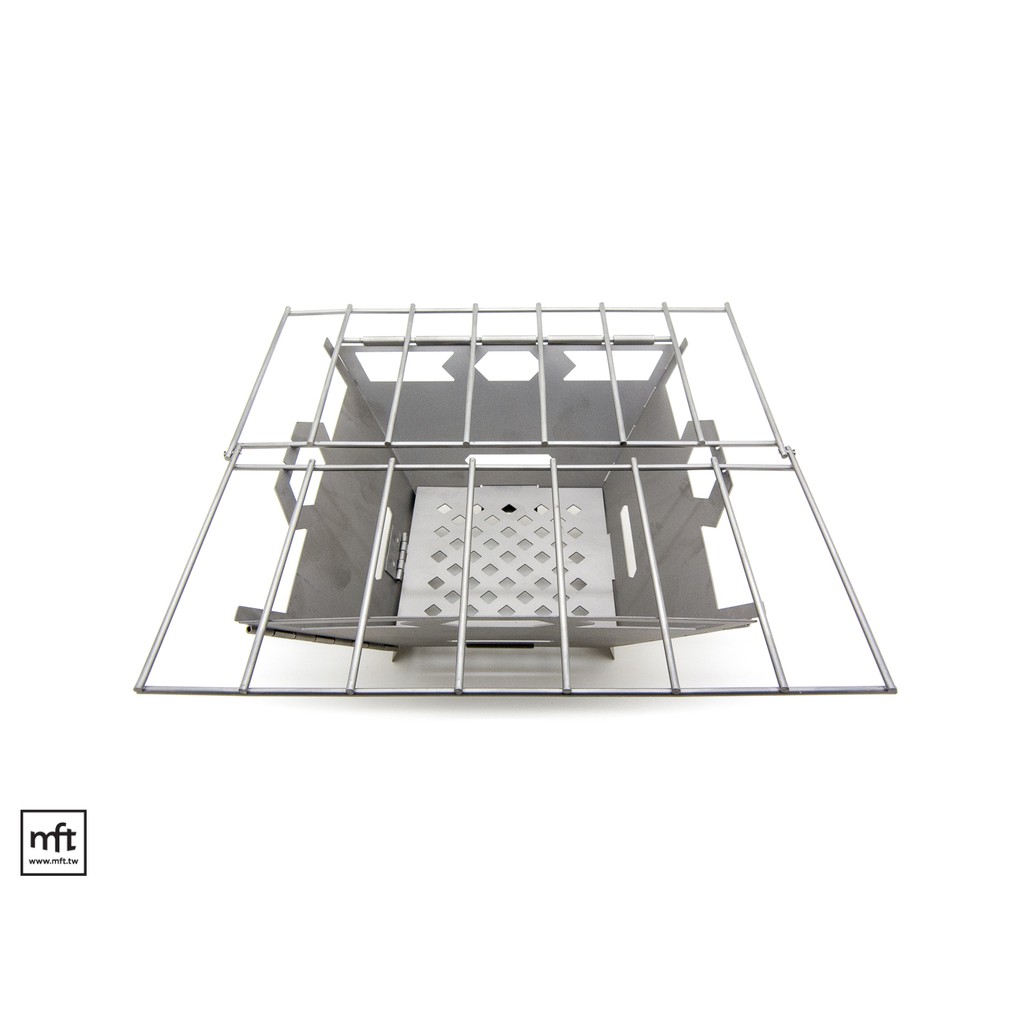 MFT 美國 Vargo Titanium Fire Box Grill 折疊式 鈦合金柴火爐 爐架 烤肉爐