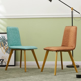 北歐餐椅家用靠背輕奢網紅椅子簡易現代簡約會客餐廳咖啡奶茶凳子 家具 集友團