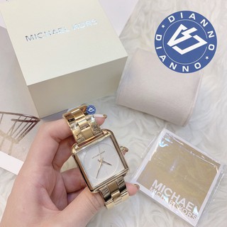 免運帝安諾-實體店面 Michael Kors MK 金 方型 簡約 時尚 腕錶 手錶 方錶 經典款 基本款MK3644