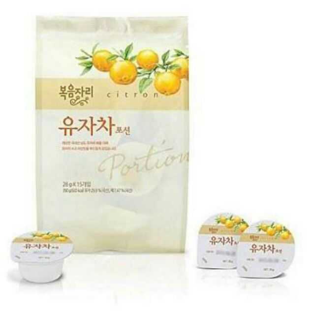 【現貨】韓國花果園 柚子茶 奶油球包裝款 (15個入)