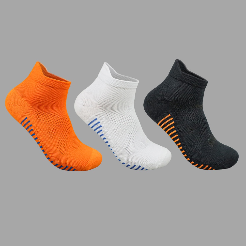 oillio歐洲貴族 (4雙組) 抑菌除臭襪 足弓機能襪 加強防護 透氣 彈力 防滑 腳跟防磨設計 3色 (男女適用)