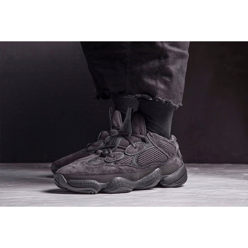 Adidas Yeezy 500 Utility Black 全黑 黑魂 休閒鞋 F36640全新正品公司貨