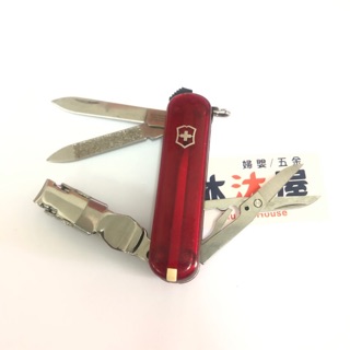 ［沐沐屋］Victorinox 維氏 Nail Clip 580 透明紅 瑞士刀指甲剪0.6463.T