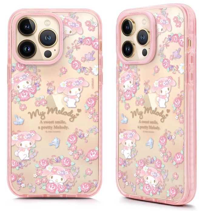 GARMMA永橙 My Melody iPhone 14系列 經典款保護殼 花叢探險【魔力電玩】