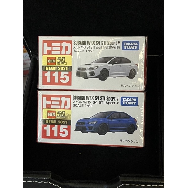 Tomica No. 115新車貼  Subaru WRX S4 STI Sport  新車貼 初回及一般出貨附膠盒