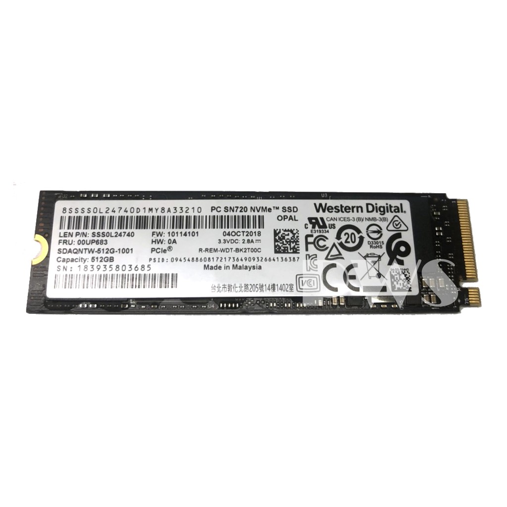 100%正規品 SSマート  店Western Digital CL SN720 1TB M.2 2280 PCIe 3.0 x4 NVME  SSD