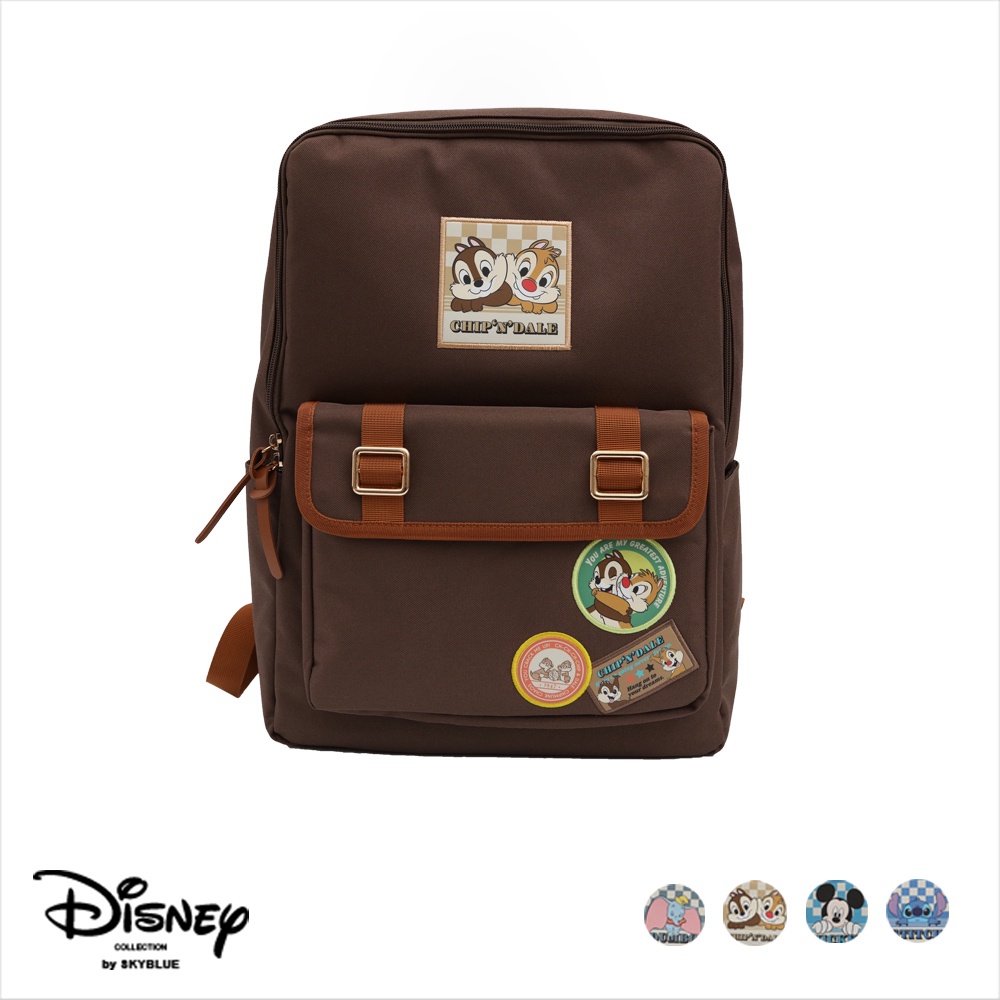 天藍小舖-迪士尼系列童趣拼貼帆布後背包/書包-共4色-A12122121