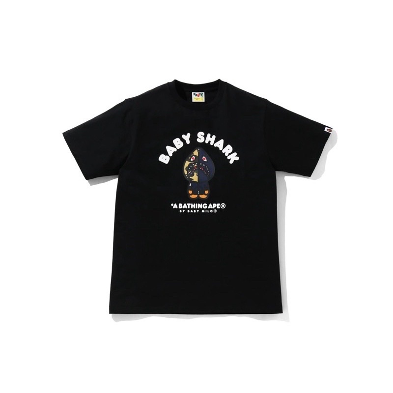 BAPE BABY MILO SHARK COLLEGE TEE 鯊魚 短袖