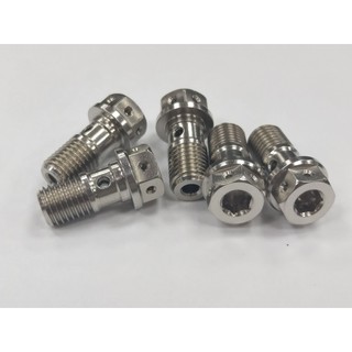正MOTO DIY部品 白鐵螺絲 內外六角螺絲 油管螺絲 卡鉗螺絲 粗牙 1.25牙 單顆價 FOR山葉原廠