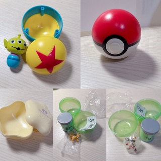 ～玩具～Uniqlo 扭蛋 皮克斯 三眼怪 神奇寶貝球印章 雙星仙子盒子 扭蛋 辛巴 皮諾丘 小木偶