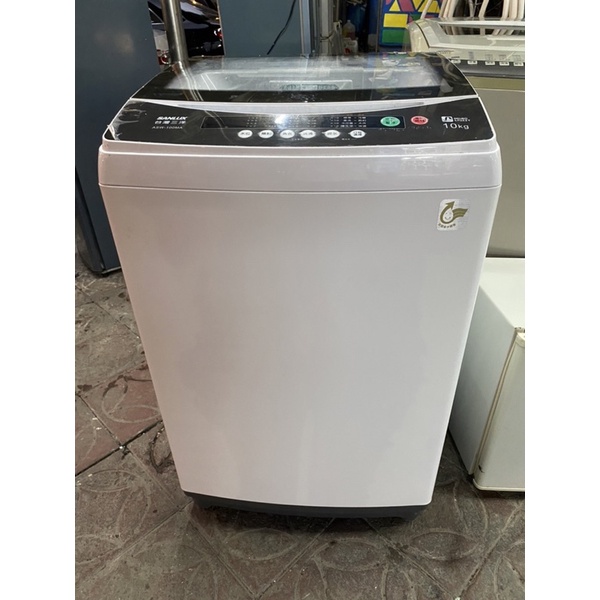 很新二手中古家電三洋洗衣機，10公斤，2018年，型號：ASW-100MA保固三個月