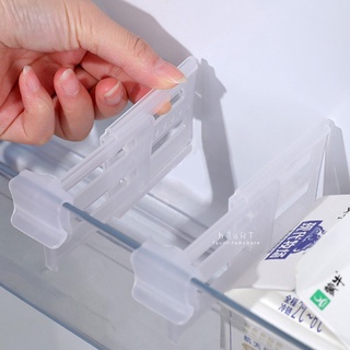[現貨]冰箱伸縮透明卡扣分隔板 4入組 分隔板 伸縮分隔板