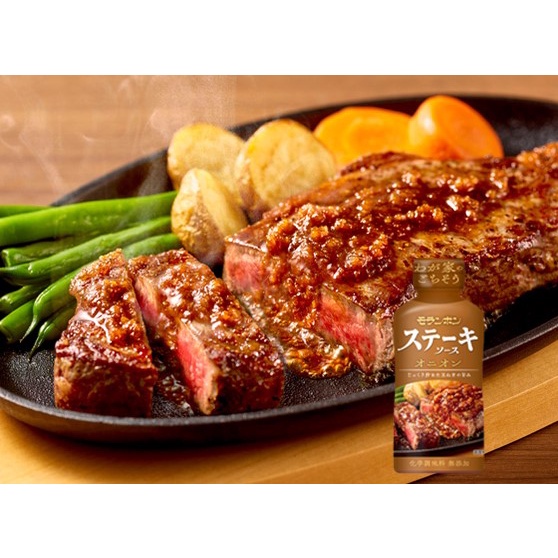 日本牡丹峰 牛排醬  洋蔥  220ml   モランボン  牛排醬  醬油  蘿蔔泥 牛排醬