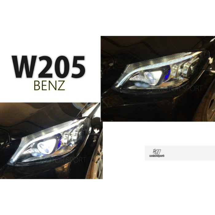 JY MOTOR 車身套件~BENZ W205 C200 C300 舊款升級新款 2020年樣式 全LED 大燈