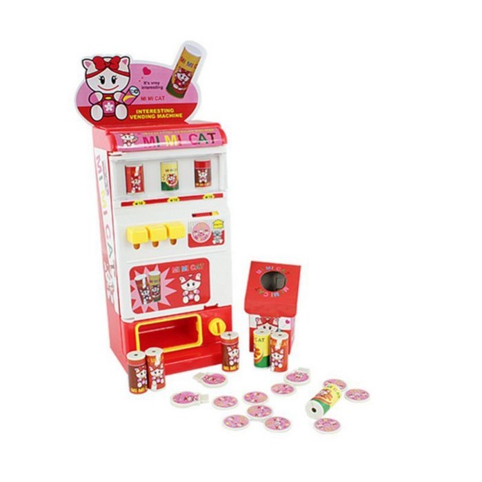 【玩具倉庫】mimi Cat 自動販賣機▶️投幣飲料機 飲料 拌 辦 家家酒 角色扮演 醫生 護士組 切切樂 玩具