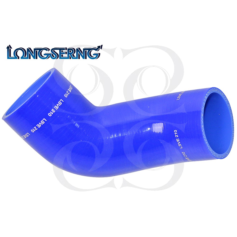 【隆升實業VOLVO/SAAB汽車零件】渦輪矽膠管(加防油層)(藍色)LSVE210